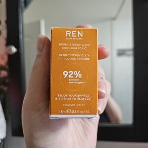 REN Clean Skincare Ready Steady Glow Daily AHA Tonic - Vibrant Orange